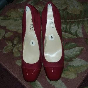 Burgundy Guess Heels